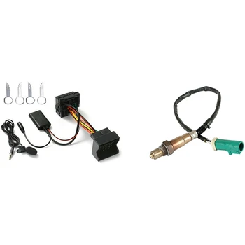 1 Бр. Авто аудио кабел, Bluetooth Адаптер и 1 бр. Кислороден сензор за O2 Ламбда Сензор, Съотношението въздух-гориво