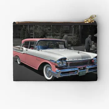 1957 Mercury Monterey Чанта С Цип Чанта Жените Имат Опаковка Мъжки Козметична Монета Бельо Пари Ключ Чист Чантата Си На Чорапи И Чорапогащи