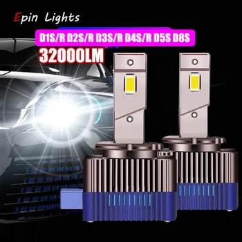 2 Бр. D3S LED 70 W 32000LM Авто лампа D1S D1R D2S D2R D3R D4S D8S D5S Canbus Налобный фенер 6000 До Комплект за смяна на ксенон без грешки