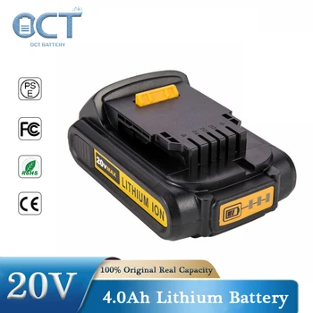 20 4.0 Ah литиево-йонна Батерия Подмяна на Акумулаторни Безжични електрически инструменти за Dewalt DCB203 DCB181 DCB180 DCB200 DCB201 DCB201-2
