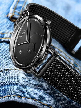 2020 Нови Вътрешни Мъжки Часовник Напълно Автоматични Механични Часовници Известна модна марка часовници Черни Технологични мъжки ръчен часовник