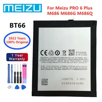 2022 MEIZU BT66 3400 mah Оригинална Батерия За Meizu PRO Plus 6 6 плюс 6 + M686 M686G M686Q Сменяеми Батерии за Мобилен телефон Инструмент