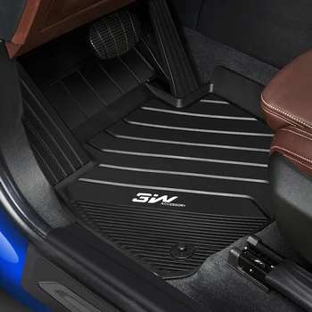 3W пълна постелки от ТПЭ за BMW-X5 2014-2020 авто килим за BMW-NEW-X5 G05 Специална автомобилна тампон за краката, Водоустойчив, без специфичен мирис