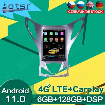 Android 11,0 128 GB За Hyundai Azera 2011 2012 Авто Радио, Мултимедиен Плеър, Видео Tesla GPS Navi Auto Стерео Главното Устройство 2Din ДПС