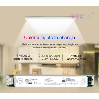 Miboxer 220 v 40 W Захранване PL5 RGB + CCT Панел Светлина на Водача 5 Канала, 2.4 GH RF Смарт Панел Контролер за Безжично дистанционно Управление