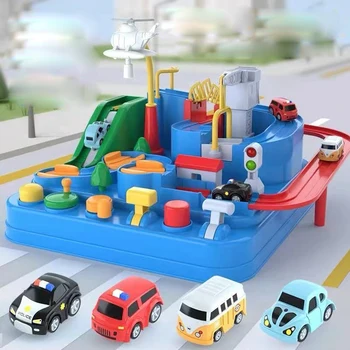 Гореща Разпродажба Състезателна Модел на Жп Вагона Състезателни Горещи Забавни Играчки Детски Пистата Кола Приключенска Игра Мозъчна Игра за Деца