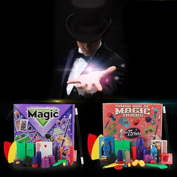 Детски Пъзел, Проста Магическа Бутафория, 1 Комплект Магически Трикове, Интерактивна Игра за Деца, Забавни Класически Играчки, Подаръци за Момчета и Момичета