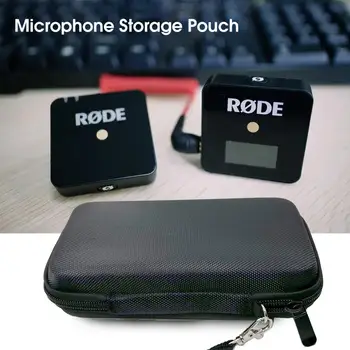 Държач за Съхранение на Микрофона Здрава Гладка Светкавица Износостойкая Чанта за съхранение на Микрофона Чанта За съхранение на Микрофона