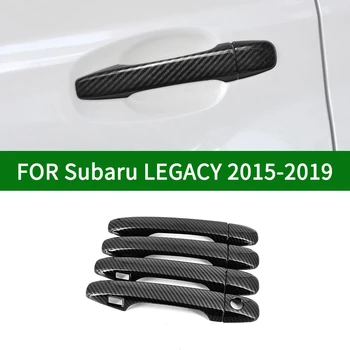 За Subaru LEGACY Liberty 2015-2019 Шесто поколение Гланц модел от въглеродни влакна, странични Дръжки на Вратите, Капаци Апликации 2018 г. 2016 г. 2017