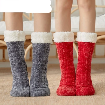Зимни чорапи за секс, зимни чорапи за възрастни, чорапи за сън, домашни чорапи за краката, килими и чорапи, чехли, чорапи на едро за жени