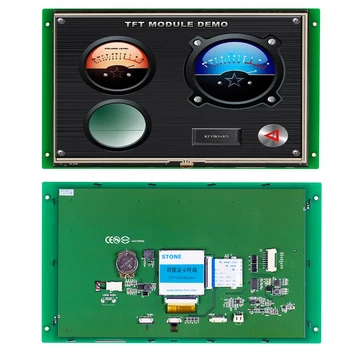 КАМЕННА 10,1-инчов Тъчпад TFT LCD с последователен интерфейс + Програма + софтуер за индустриална употреба