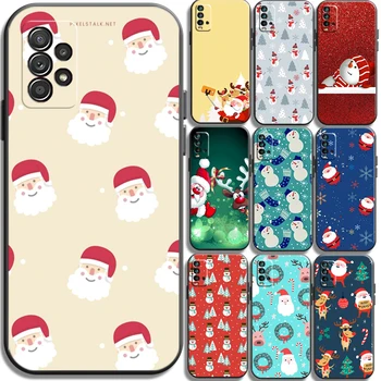 Коледни Калъфи за телефони с изображение на снежни човеци и Елени, За Xiaomi Redmi 9AT 9 9T 9А 9В Redmi Note 9 9 Pro 9S 9 Pro 5G Калъф от Мек TPU Carcasa
