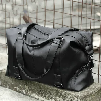 Модерна мъжка Чанта, Чанта За Багаж, по-Голямата Голям Кожена Преносима Бизнес чанта през Рамо, Ежедневни Мъжки чанти през рамо, Чанта