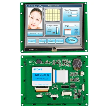 Програмируем КАМЕННА 5,6-инчов модул HMI дисплей TFT LCD с RS232 / RS485 за промишлена употреба