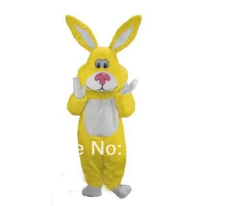 ТАЛИСМАН жълто ВЕЛИКДЕНСКИ заек заек костюм талисман изработен по поръчка на карнавалните костюми от аниме cosplay маскотт кралят костюм