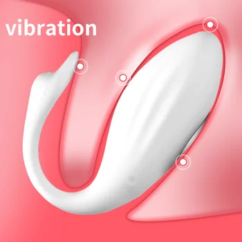 Форма на лебед Bluetooth Безжично Дистанционно Управление за G-Spot Вибратор, Вагината Стимулатор на Клитора Вибрираща Вагина Яйце Секс Играчки за Жени